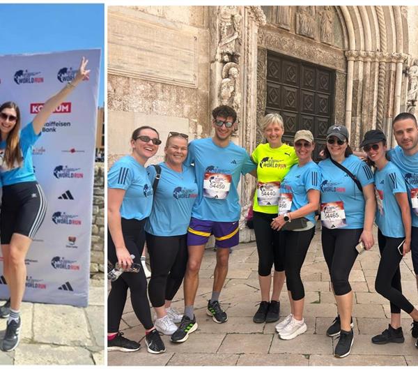 Djelatnici Klinike ze plućne bolesti i Odjela za vaskularnu kirurgiju sudjelovali na Wings for Life World Run Zadar