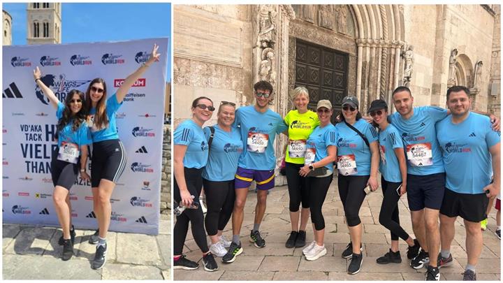 Djelatnici Klinike ze plućne bolesti i Odjela za vaskularnu kirurgiju sudjelovali na Wings for Life World Run Zadar