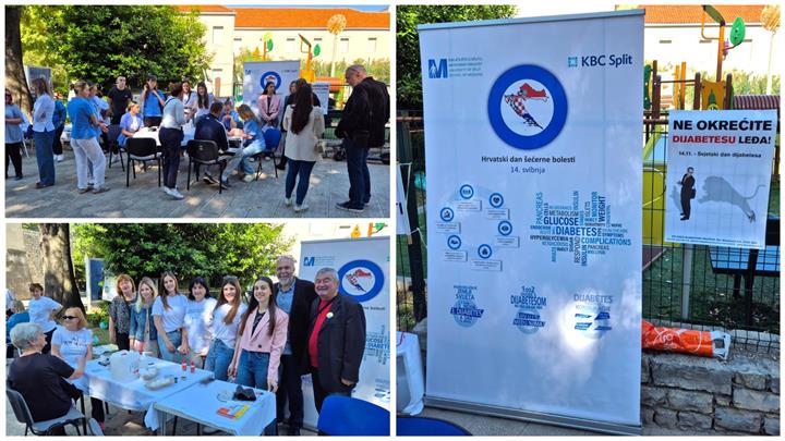 Javnozdravstvenom akcijom obilježen Hrvatski dan šećerne bolesti 2025.