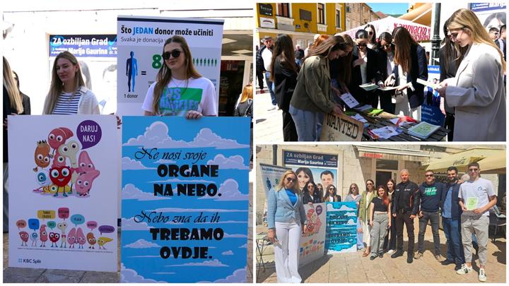 Sinj: Javnozdravstvena akcija povodom Nacionalnog dana darivanja i presađivanja organa i tkiva