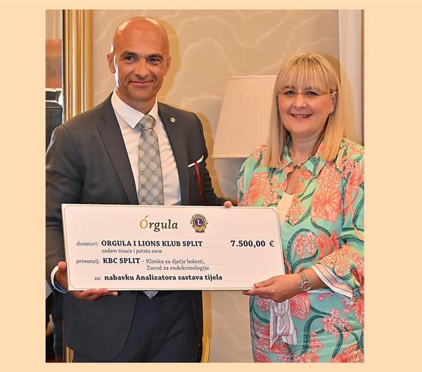 Na donatorskoj večeri prikupljena sredstva za nabavu analizatora sastava tjelesne mase za Kliniku za dječje bolesti