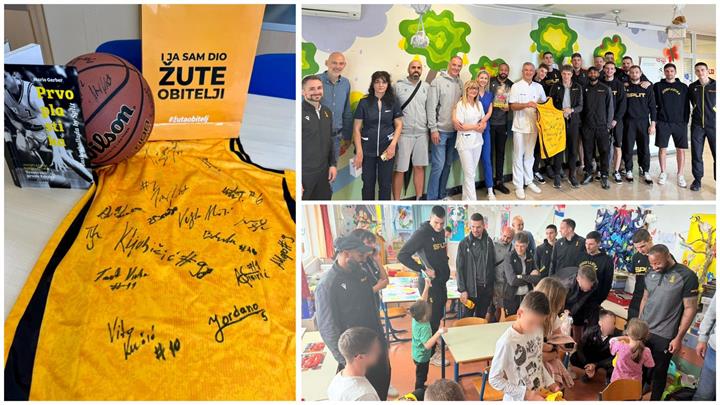 Košarkaši KK Split posjetili Kliniku za dječje bolesti