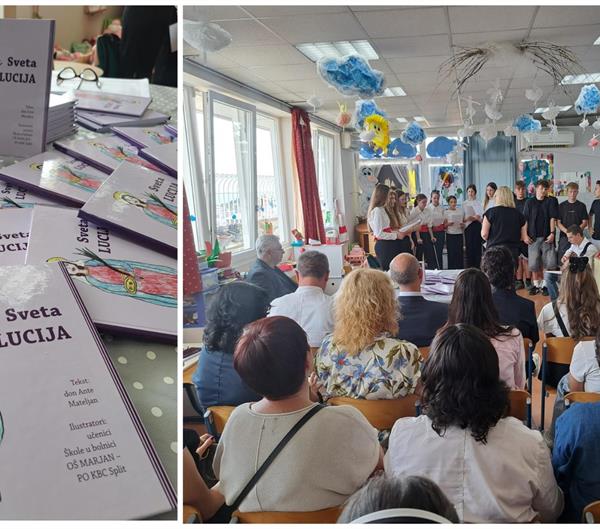 Pacijenti Klinike za dječje bolesti ilustrirali slikovnicu o sv. Luciji