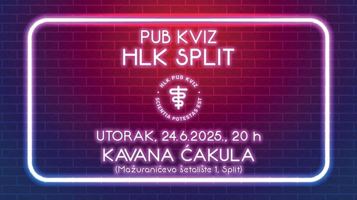 Pub kviz Hrvatske liječničke komore -  Split 24. lipnja