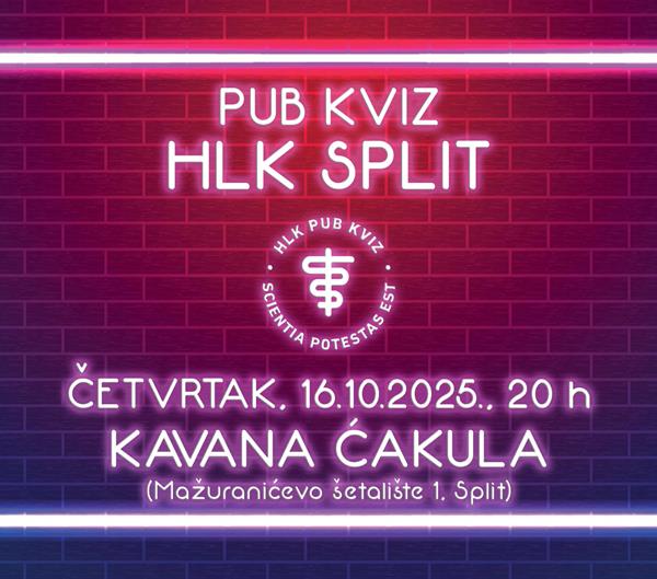 Poziv na sudjelovanje u pub kvizu Hrvatske liječničke komore