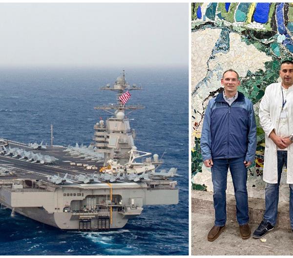 Liječnici s američkog nosača zrakoplova USS Gerald R. Ford posjetili KBC Split