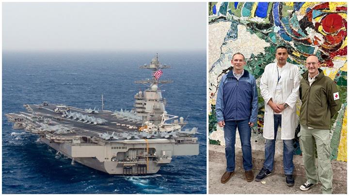 Liječnici s američkog nosača zrakoplova USS Gerald R. Ford posjetili KBC Split