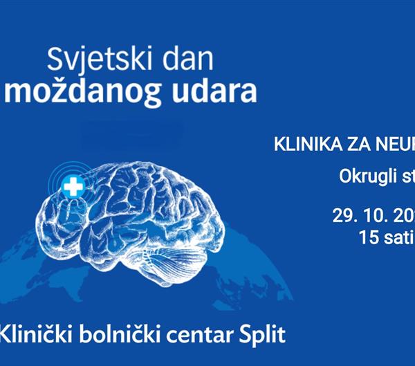 Okrugli stol povodom Dana moždanog udara - Klinika za neurologiju, 29. listopada
