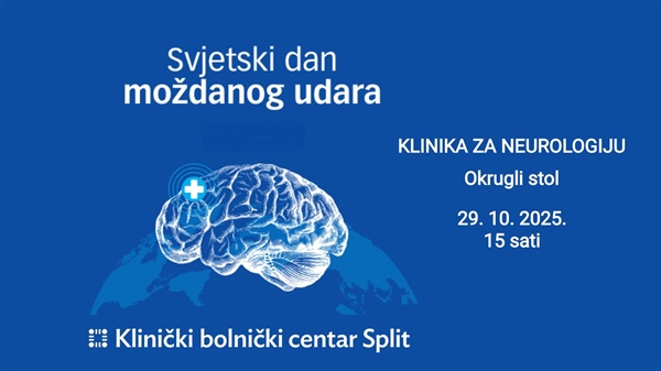 Okrugli stol povodom Dana moždanog udara - Klinika za neurologiju, 29. listopada