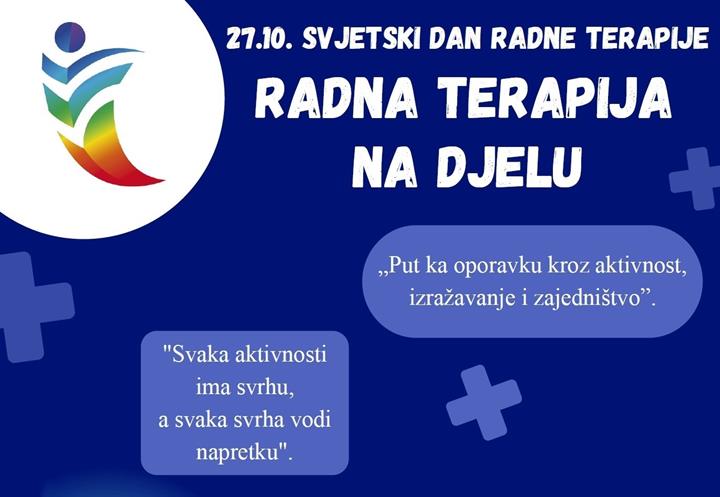Obilježavanje Svjetskog dana radne terapije - 27. listopada
