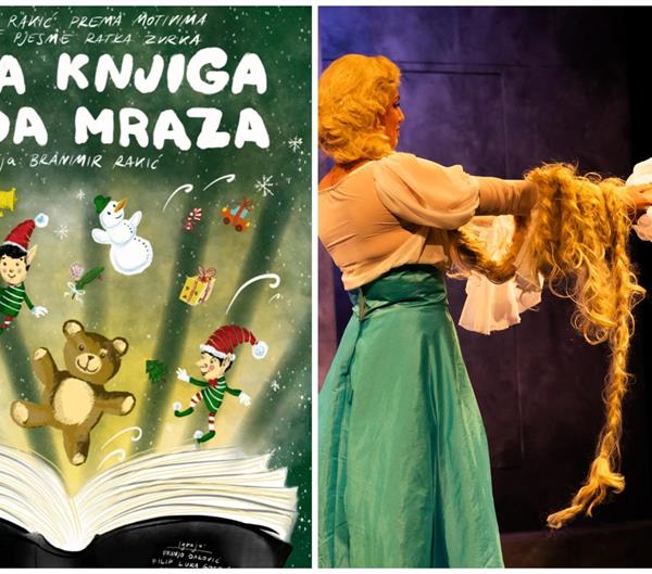 Poklon predstave za djecu zaposlenika KBC-a Split: „Zlatokosa“ u GKM i „Crna knjižica Djeda Mraza“ u GKL