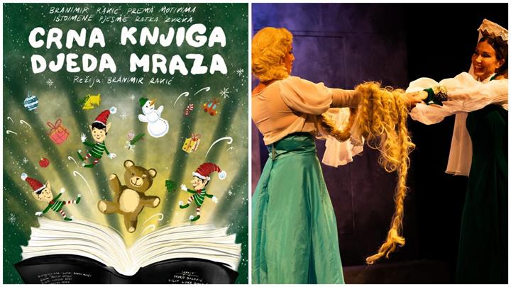 Poklon predstave za djecu zaposlenika KBC-a Split: „Zlatokosa“ u GKM i „Crna knjižica Djeda Mraza“ u GKL