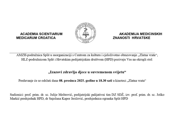 Okrugli stol „Izazovi zdravlja djece u suvremenom svijetu“