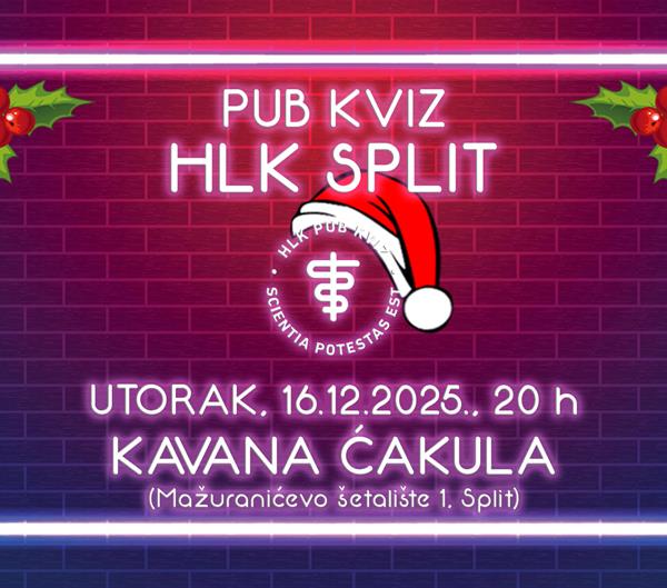 Božićni pub kviz HLK