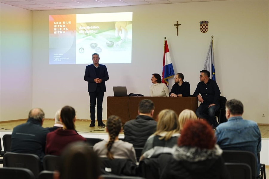 U Imotskom održana tribina "Ako nije hitno, nije za Hitnu!"