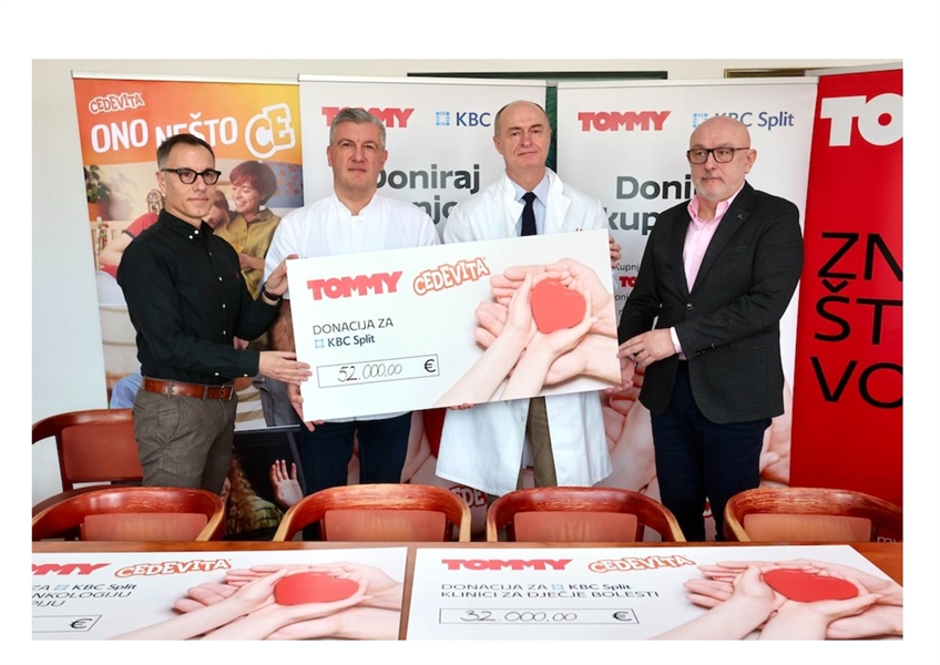 Donacija Tommy-a i Atlantic Grupe KBC-u Split