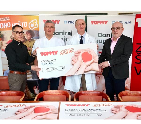 Donacija Tommy-a i Atlantic Grupe KBC-u Split