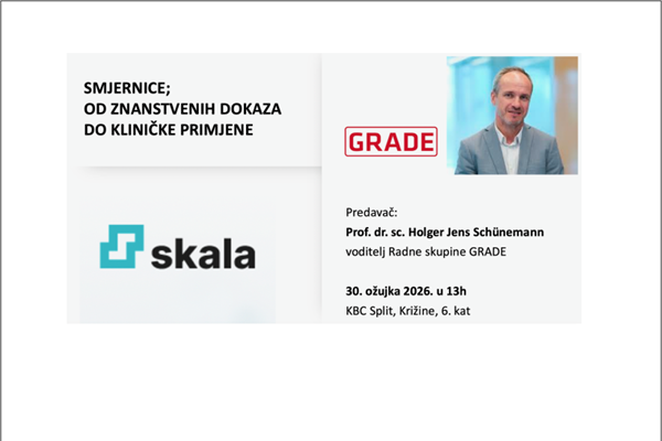 Kliničke smjernice: od dokaza do primjene - uživo i online edukacija