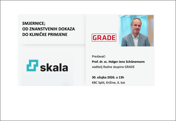 Kliničke smjernice: od dokaza do primjene - uživo i online edukacija