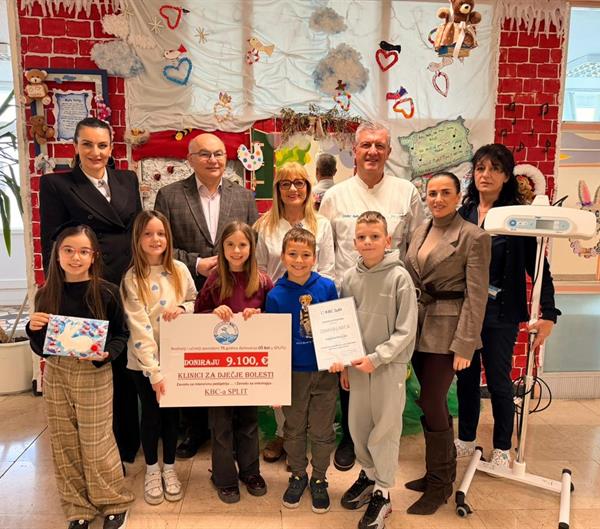 OŠ Bol donirala Kliniku za pedijatriju KBC-a Split