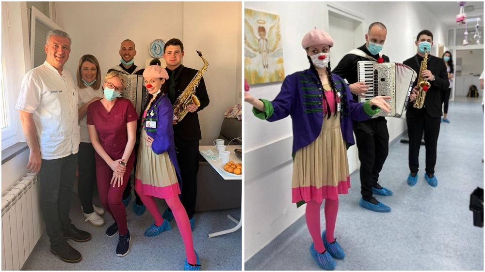 Crveni nosovi za dan zdravlja: Mali Gala koncert na Klinici za pedijatriju