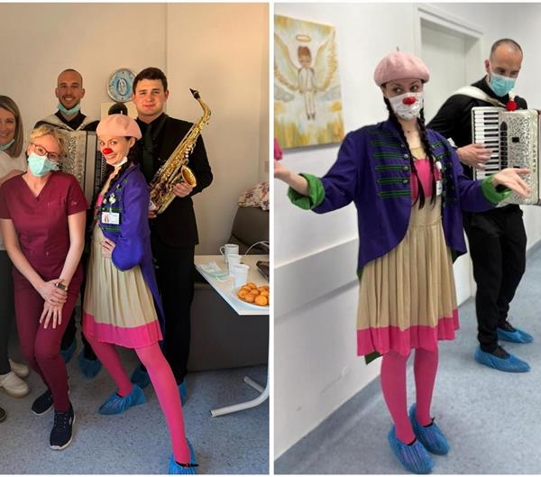 Crveni nosovi za dan zdravlja: Mali Gala koncert na Klinici za pedijatriju