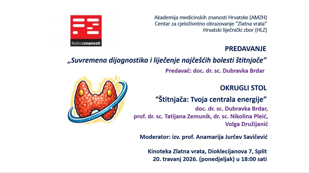 Predavanje i okrugli stol o bolestima štitnjače