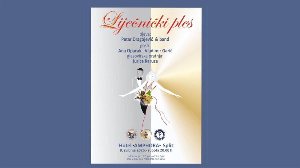 Poziv na tradicionalni Ples liječnika - 9. svibnja 2026.